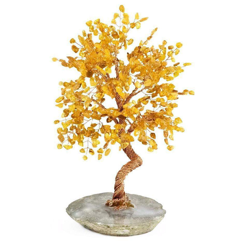 Giftoluck Protection Amber Feng Shui Tree
