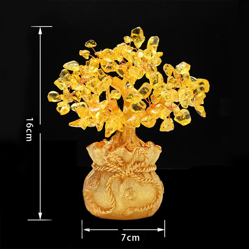 GiftoLuck Citrine Tree Of Life Feng Shui Tree