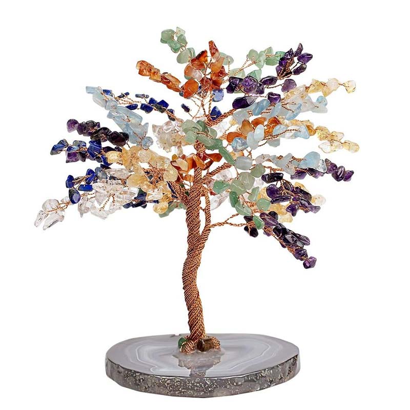 Giftoluck Strength & Growth Chakra Fortune Feng Shui Tree
