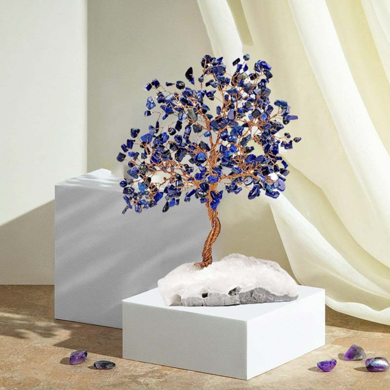 Giftoluck Trust Yourself - Lapis Lazuli Feng Shui Tree