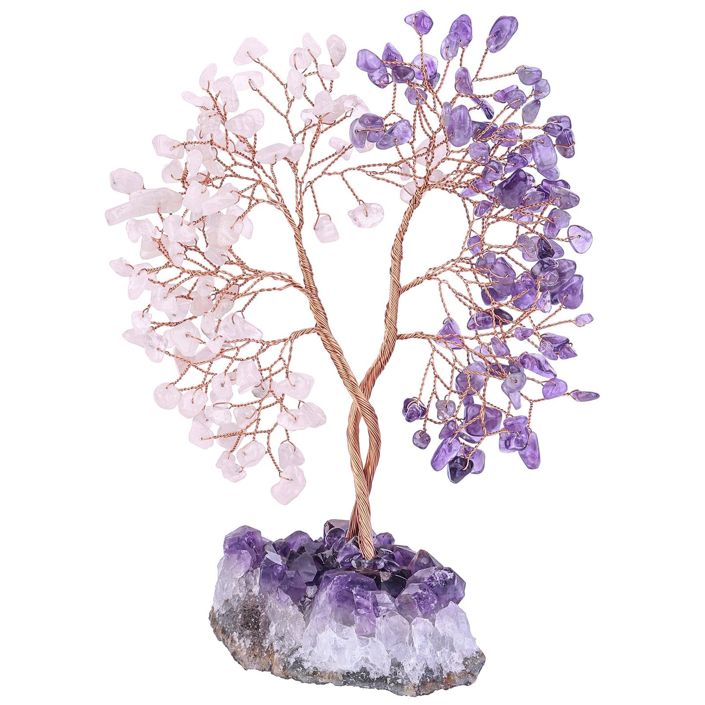 Giftoluck Amethyst Mine Base Concentric Feng Shui Tree