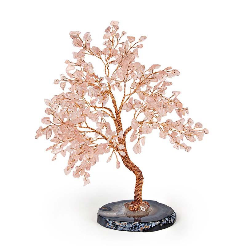 Giftoluck Love Harmony - Rose Quartz Feng Shui Tree