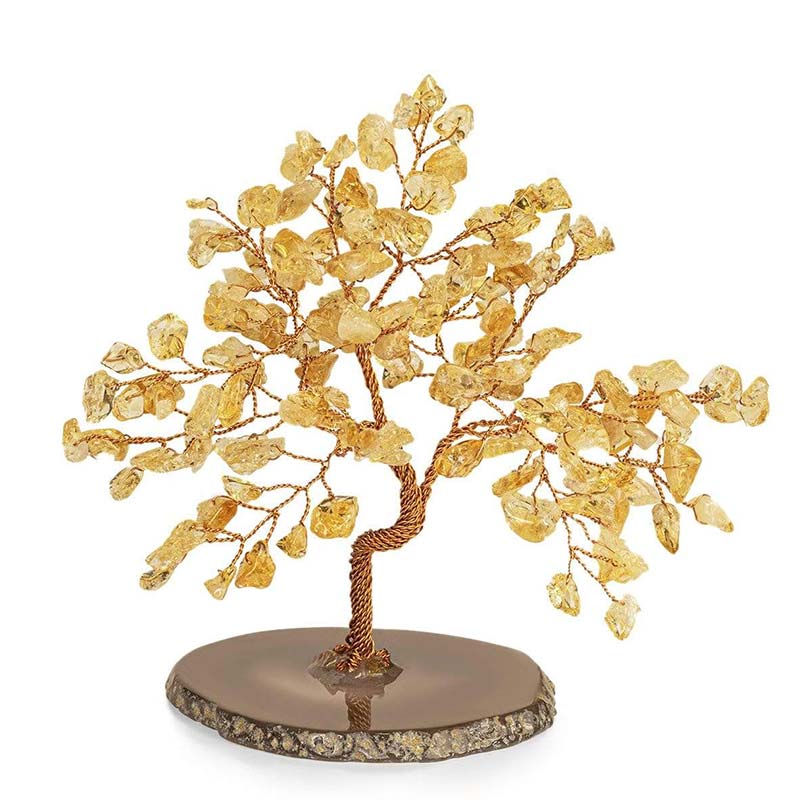 Giftoluck Happiness Evoker Citrine Feng Shui Tree
