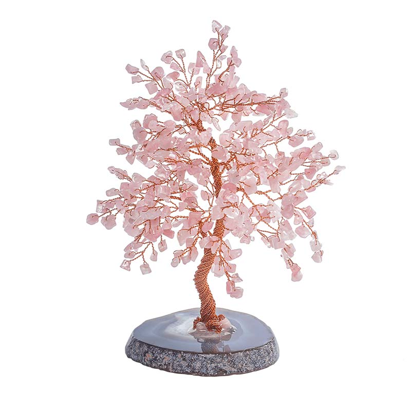 Giftoluck Love Harmony - Rose Quartz Feng Shui Tree