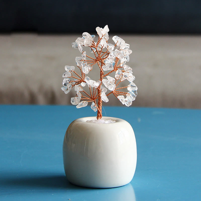 Giftoluck Multi Crystal Gemstone Feng Shui Tree