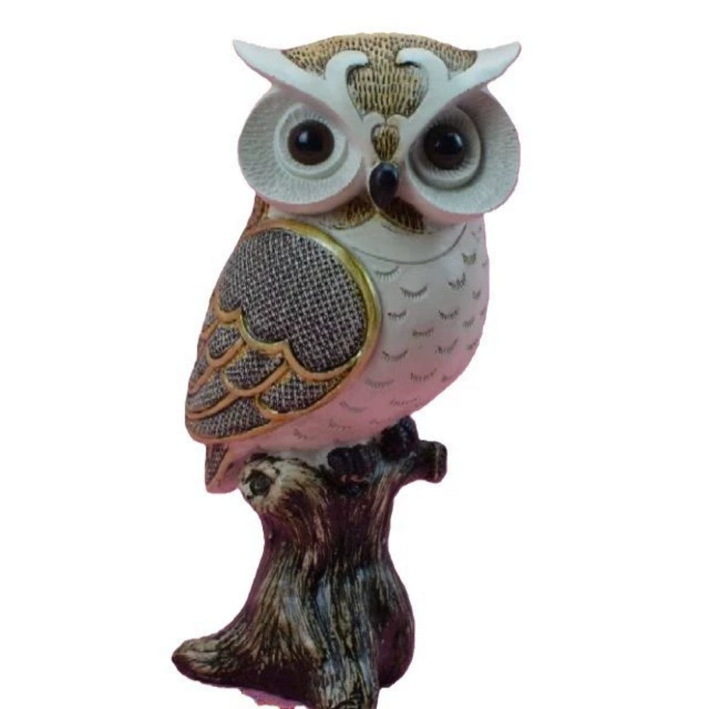 GiftoLuck American-style Elegant Owl Resin Crafts Ornaments