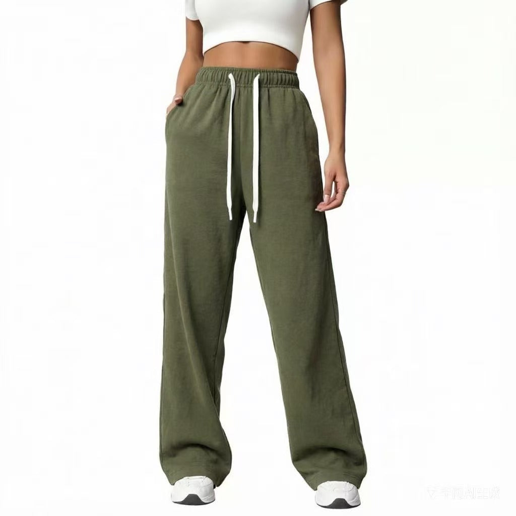 💝Last Day 69% OFF💝Women’s High-Waisted Sweatpants with Pockets – Jogger & Wide-Leg Casual Lounge Pants