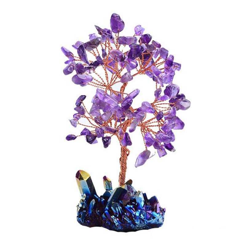 GiftoLuck Amethyst Orgone Meditation Feng Shui Tree Of Purification