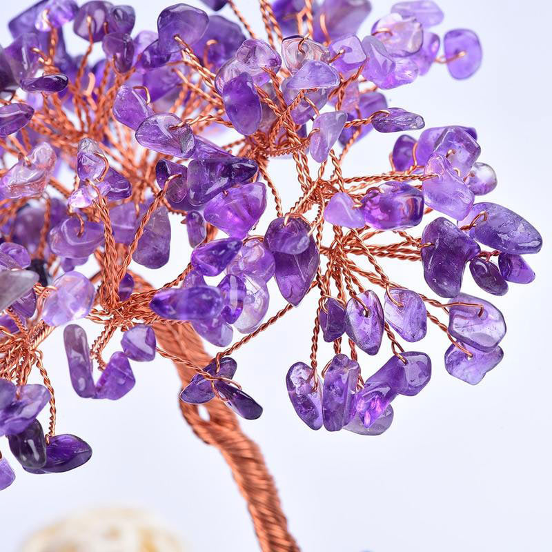 GiftoLuck Amethyst Orgone Meditation Feng Shui Tree Of Purification