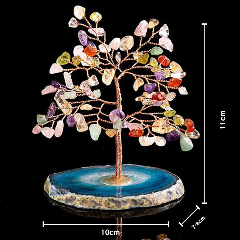 GiftoLuck Spiritual Destiny Multi Stone Feng Shui Tree