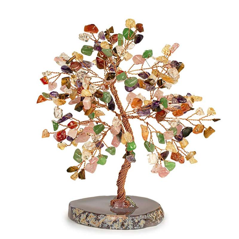 Giftoluck Invigorate Multi-Stone Feng Shui Tree