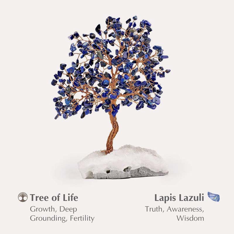 Giftoluck Trust Yourself - Lapis Lazuli Feng Shui Tree