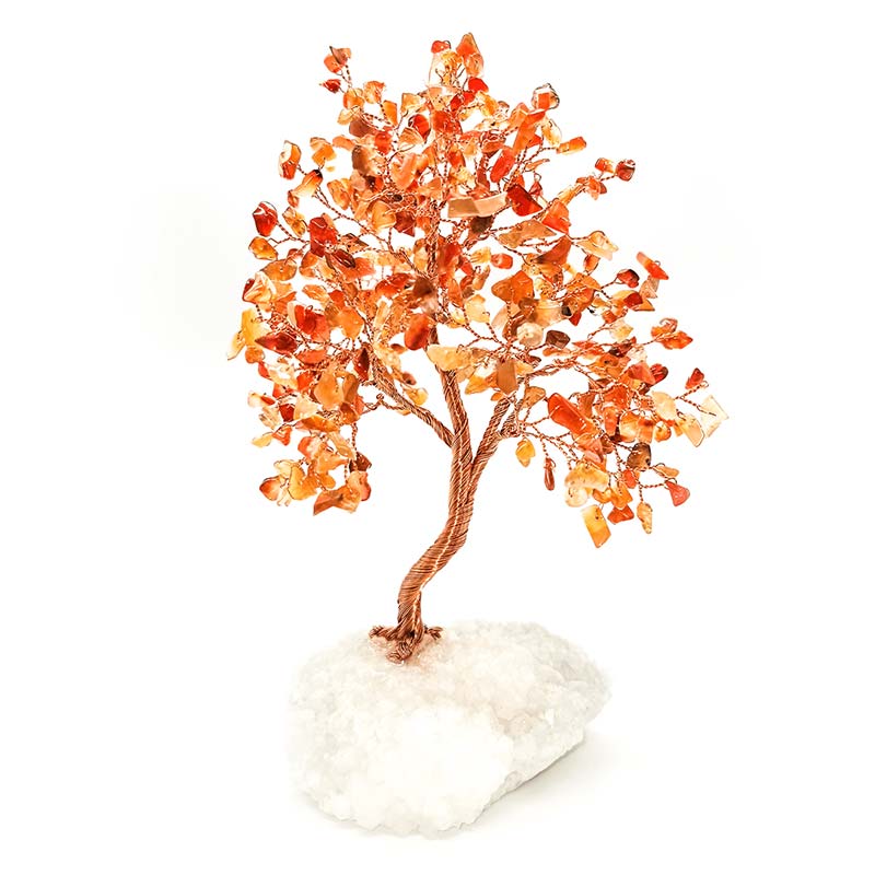 Giftoluck I Am Creative - Carnelian Feng Shui Tree