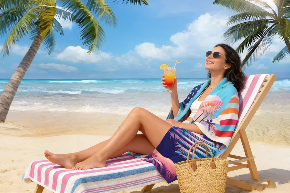 What makes a beach towel sand-free?