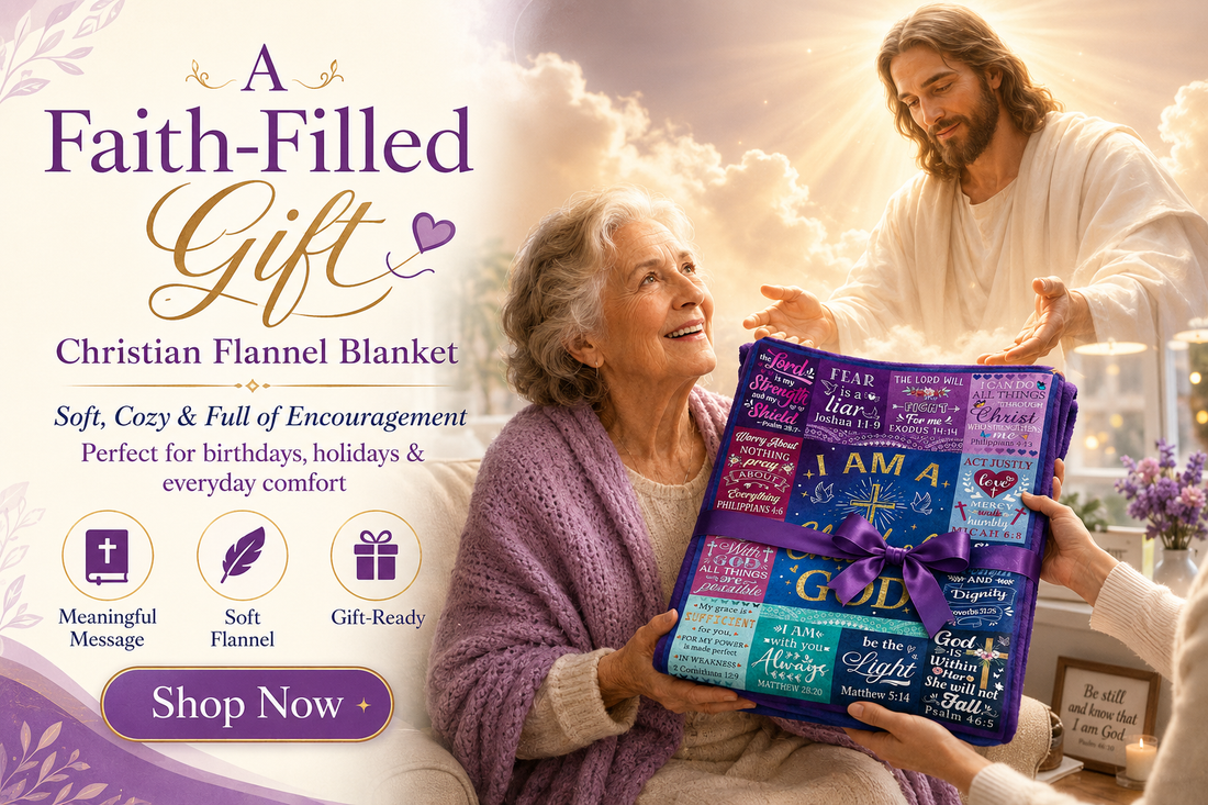 ✝️ Why Every Woman Should Own an “I’m A Child of God” Flannel Blanket
