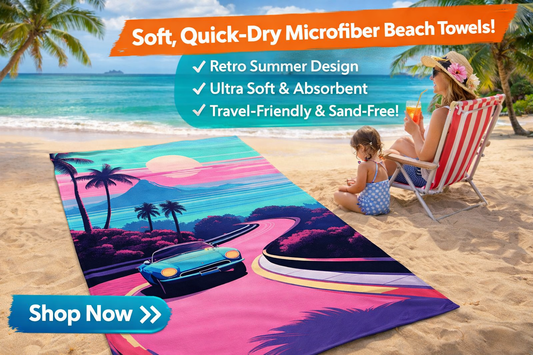 💝Giftoluck: Why Beach Towel Size Matters for Travel？