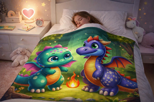 🦖 The Ultimate Guide to Choosing the Perfect Dinosaur Flannel Blanket for Kids (Cozy, Cute & Gift-Ready!)