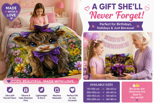 ❓Why Is a Flannel Blanket the Best Birthday Gift for Granddaughter?