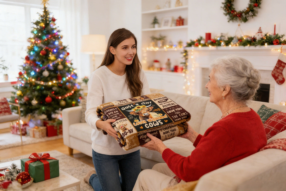 ❤️How to choose a cozy flannel blanket for couch use as a gift for mom?