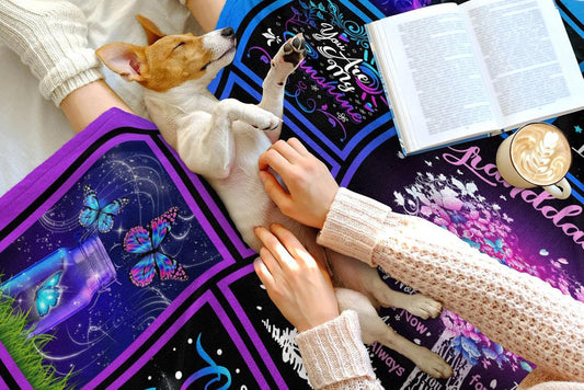 💖 To My Granddaughter: The Gift of Love, Comfort, and Inspiration Through the “To My Granddaughter” Flannel Blanket