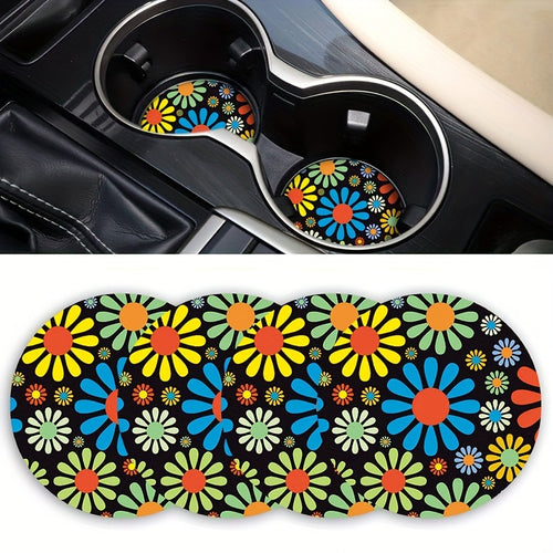 2pcs Durable Car Cup Non-Slip Mat