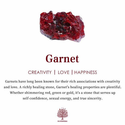 Giftoluck Garnet Leaves Amazonite Base Feng Shui Tree