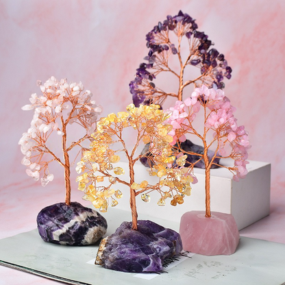 GiftoLuck Fantasy Amethyst Base Feng Shui Tree