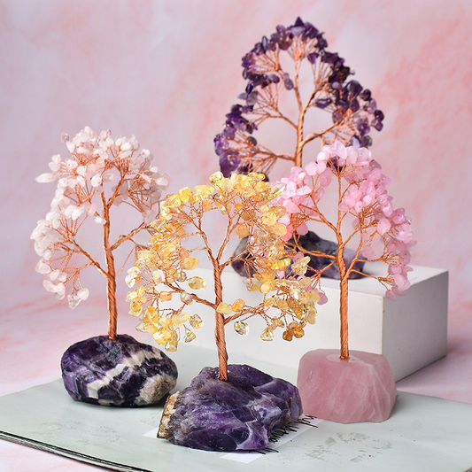 GiftoLuck Fantasy Amethyst Base Feng Shui Tree