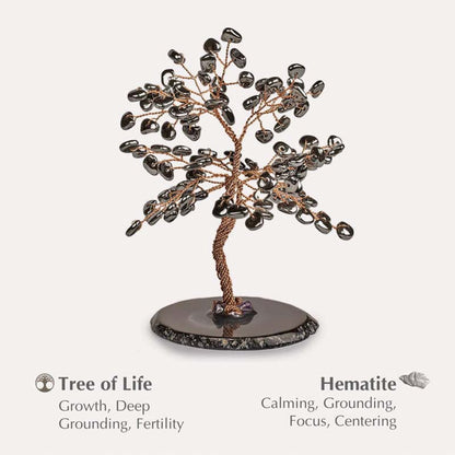 Giftoluck Thought Stabilizer Hematite Feng Shui Tree