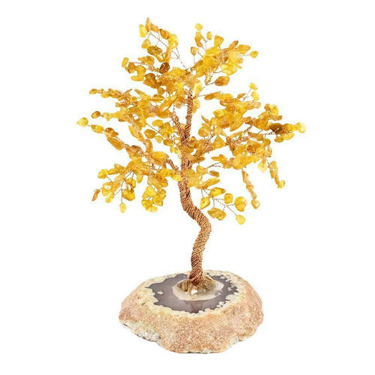 Giftoluck Protection Amber Feng Shui Tree