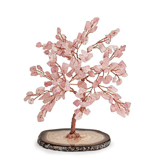 Giftoluck Love Harmony - Rose Quartz Feng Shui Tree