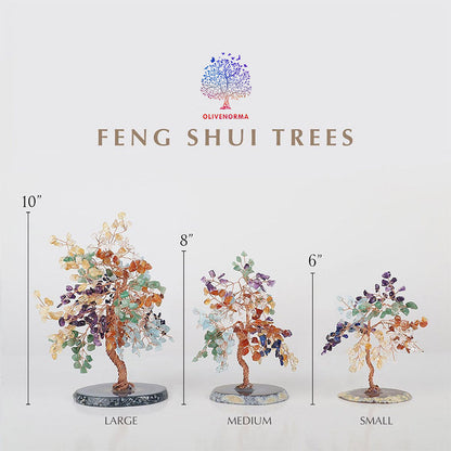 Giftoluck Invigorate Multi-Stone Feng Shui Tree