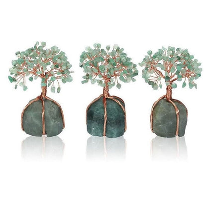 Giftoluck Healing Green Aventurine Feng Shui Tree