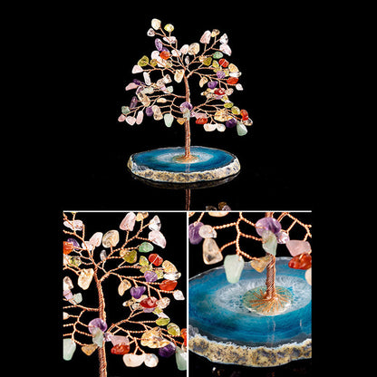 GiftoLuck Spiritual Destiny Multi Stone Feng Shui Tree