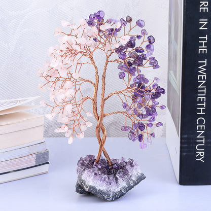 Giftoluck Amethyst Mine Base Concentric Feng Shui Tree