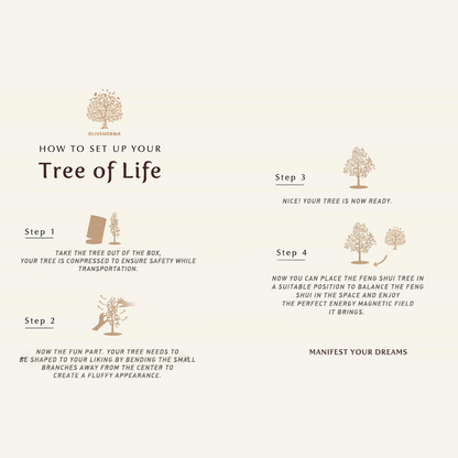 Giftoluck Pure Break - Pearl Stone Feng Shui Tree