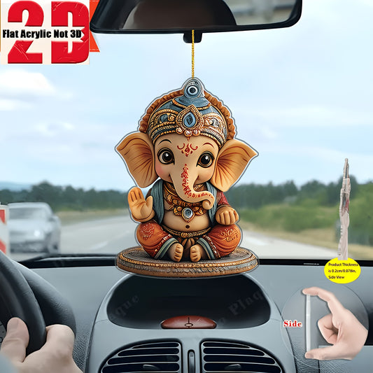 2D Flat Acrylic Gandhi Deity Statue