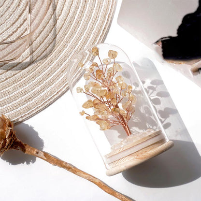 GiftoLuck Christmas Tree Crystal Stone Night Light Decoration