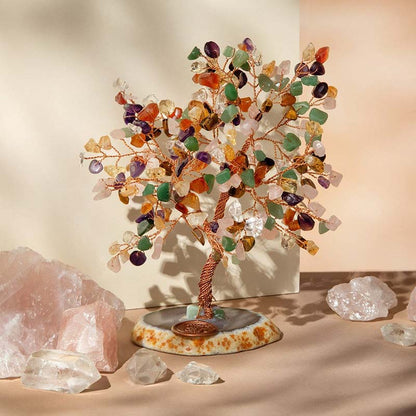 Giftoluck Invigorate Multi-Stone Feng Shui Tree