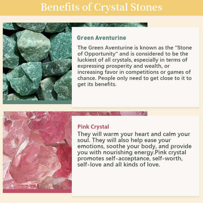GiftoLuck Natural Crystal Stone Love Feng Shui Tree