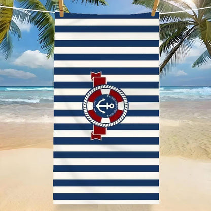 GiftoLuck Tropical Coconut Tree Beach Towel Quick Dry Summer Vacation Travel Bath Towel