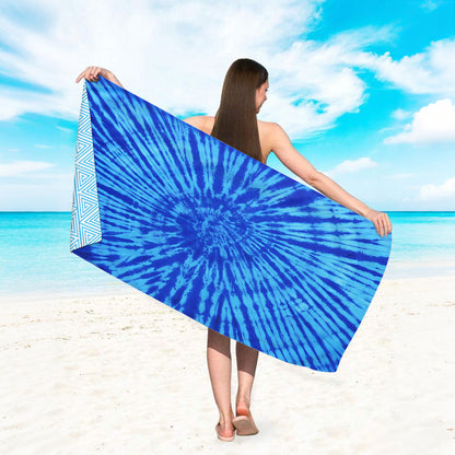 GiftoLuck Quick Dry Beach Towel Must-have Print Towels for Travel Holiday with Mesh Bag