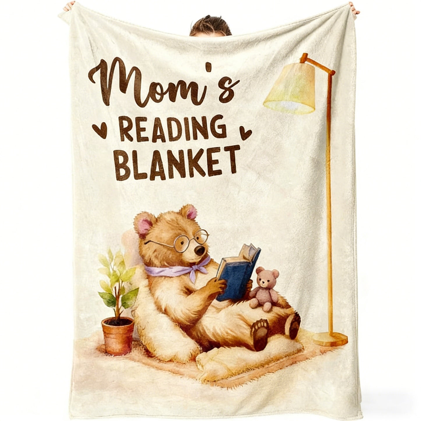 GiftoLuck Mother’s Day Flannel Blanket for Mom – Soft Cozy Throw for Sofa, Bed & Living Room |Best Gift for Mom