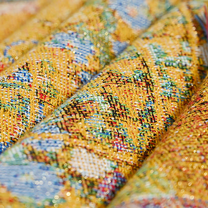 GiftoLuck “The Kiss” Jacquard Woven Art Tapestry Throw Blanket