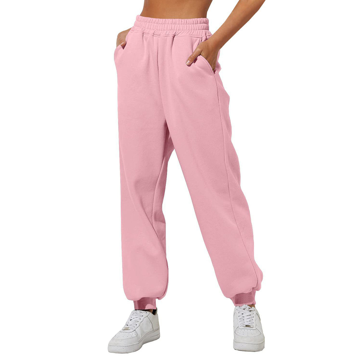 💝Last Day 69% OFF💝Women High Waist Baggy Sweatpants Casual Joggers with Pockets