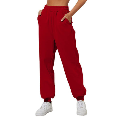 💝Last Day 69% OFF💝Women High Waist Baggy Sweatpants Casual Joggers with Pockets