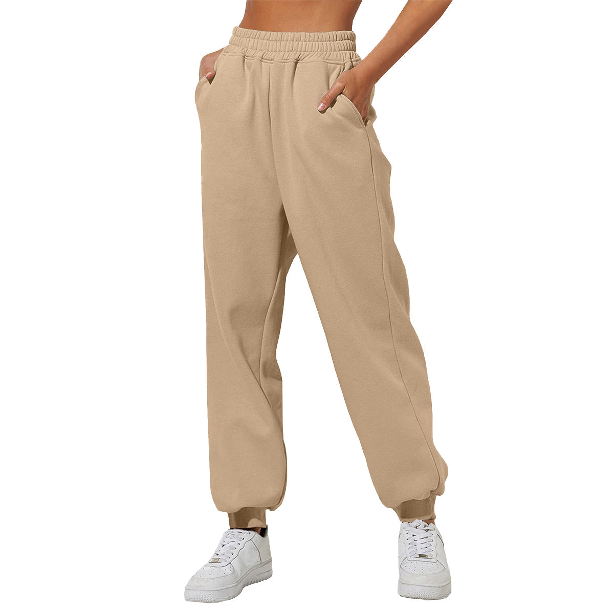 💝Last Day 69% OFF💝Women High Waist Baggy Sweatpants Casual Joggers with Pockets