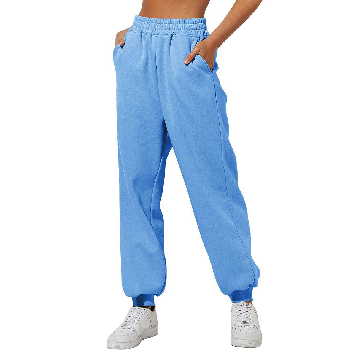 💝Last Day 69% OFF💝Women High Waist Baggy Sweatpants Casual Joggers with Pockets