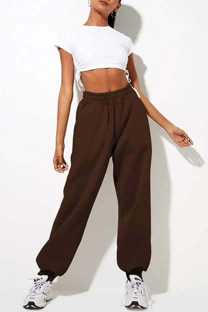 💝Last Day 69% OFF💝Women High Waist Baggy Sweatpants Casual Joggers with Pockets