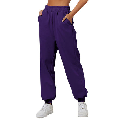💝Last Day 69% OFF💝Women High Waist Baggy Sweatpants Casual Joggers with Pockets